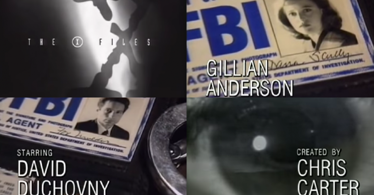 “It’s my eye!”  The X-Files credits deciphered by its creators