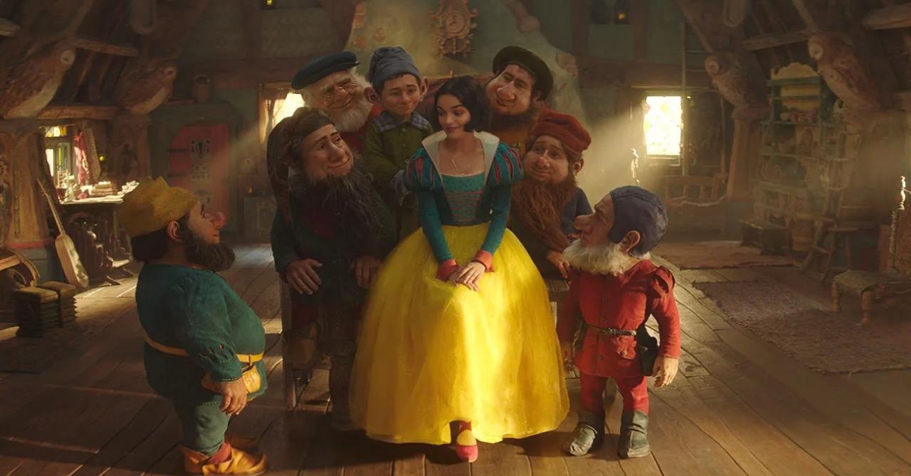 Rachel Zegler and her 7 dwarfs: the first photo from the live action Snow White film