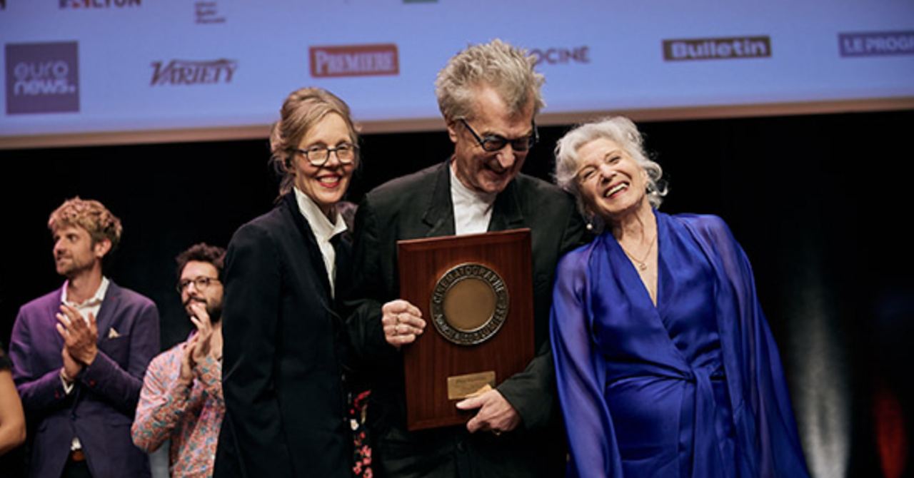 Wim Wenders received the 2023 Lumière Prize