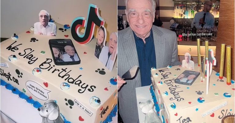 Forget Marvel, Martin and Francesca Scorsese celebrated their birthday with a TikTok cake