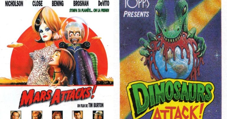 Initially, Mars Attacks!  should have been Dinosaurs Attack!