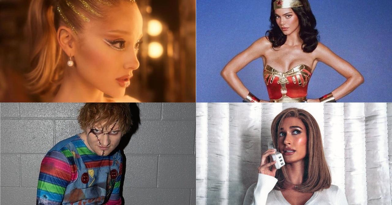 The stars honored the cinema with their Halloween costumes (best-of photos)