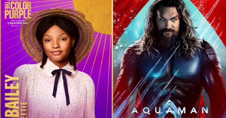 Aquaman 2 has already lost the lead at the US box office, dethroned by The Color Purple