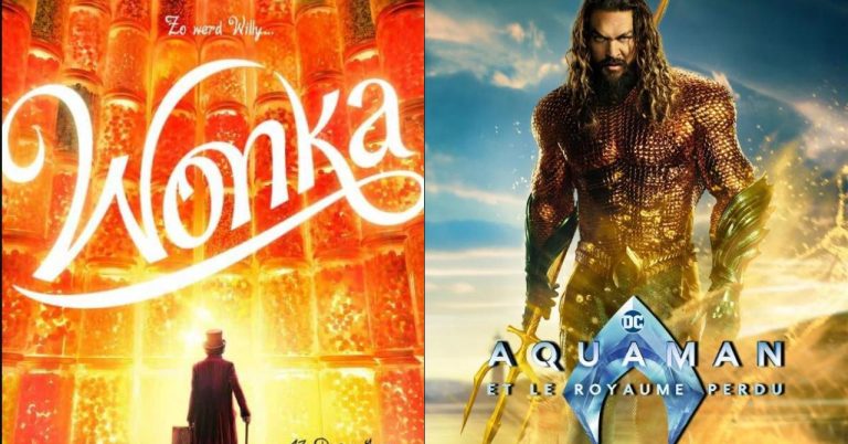 Aquaman 2 is no match for Wonka at the French box office