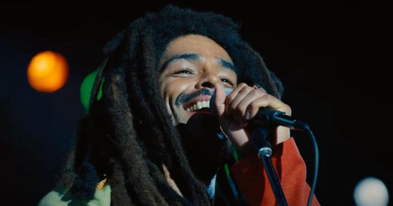 Bob Marley sings “One Love” in the trailer for his biopic