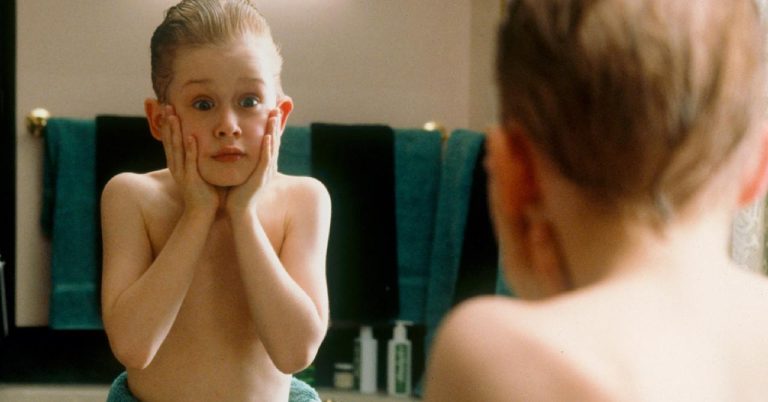 Macauley Culkin filmed behind the scenes of Mom I Missed the Plane (and it’s so cute)