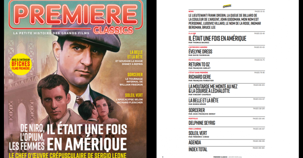 Première Classics n°26: Once upon a time in America, John Goodman, Beauty and the Beast, Delphine Seyrig, Green Sun...