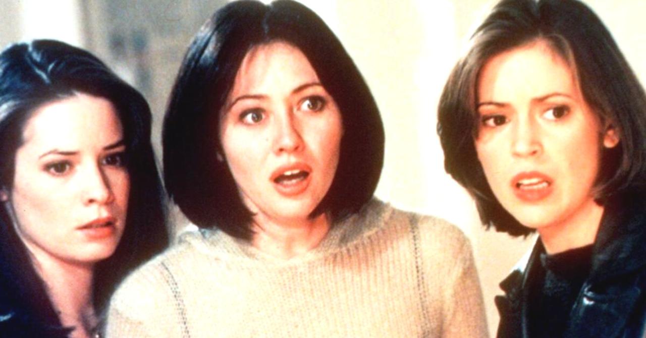 Shannen Doherty lets loose and swings behind the scenes of Charmed