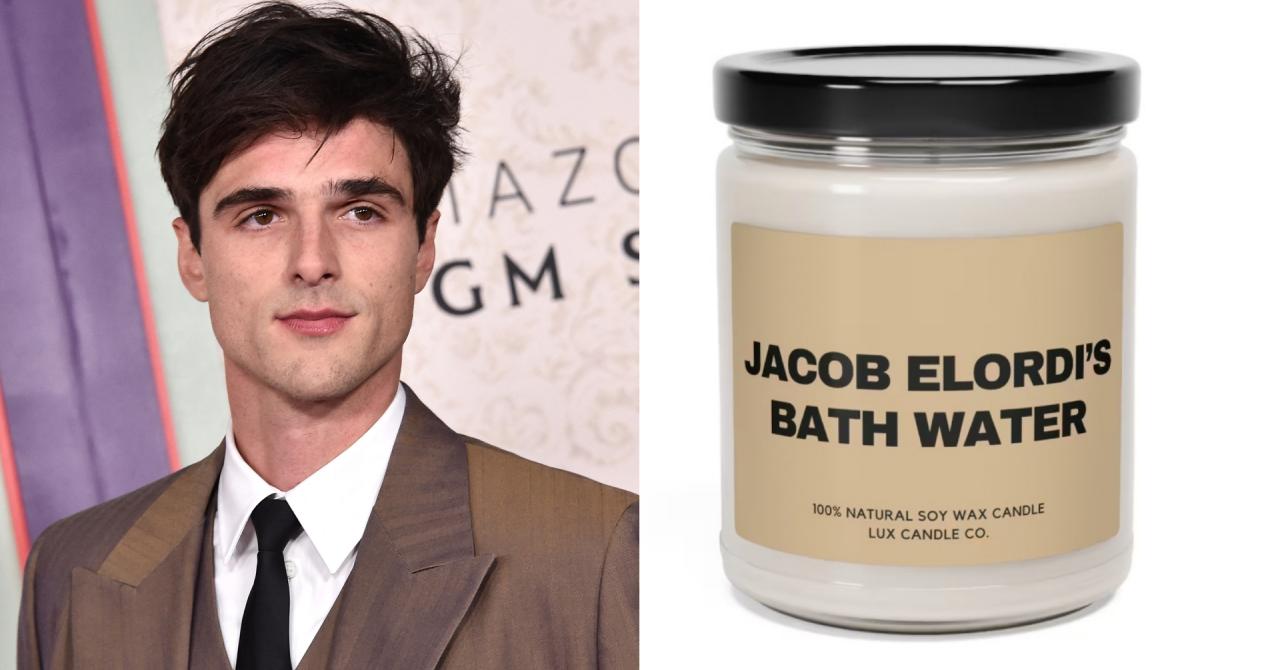 A scene from Saltburn inspires the sale of Jacob Elordi's "bath water" scented candle