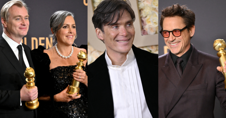 Big winner of the 2024 Golden Globes, Christopher Nolan salutes Heath Ledger, Cillian Murphy and Robert Downey Jr.