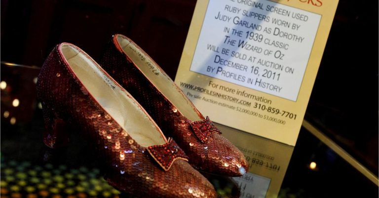 The crazy story of the theft of the Wizard of Oz shoes