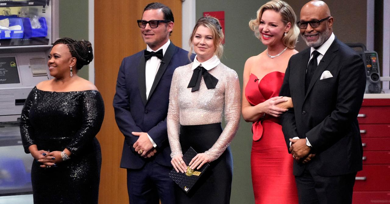 Video: Former Grey's Anatomy stars reunite at the 2023 Emmy Awards