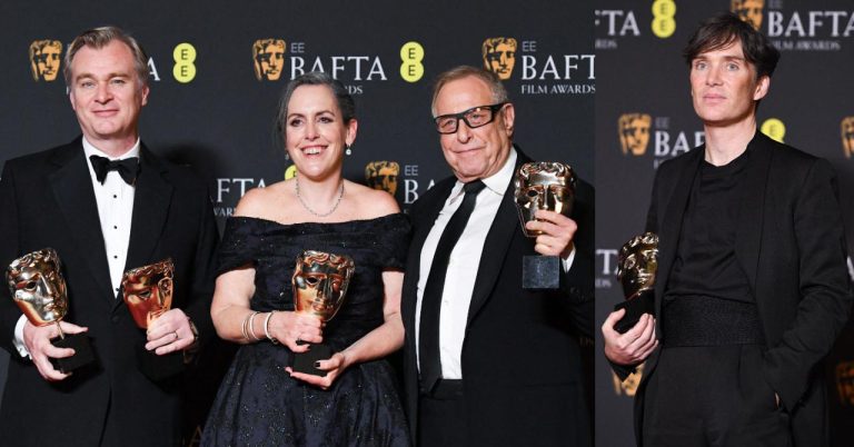 Oppenheimer continues to dominate, winning seven BAFTA awards