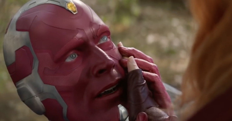 Paul Bettany and Elizabeth Olsen had to improvise Vision’s key scene in Infinity War