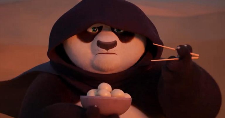 The new trailer for Kung Fu Panda 4 parodies the serious look of Paul Atreides in Dune