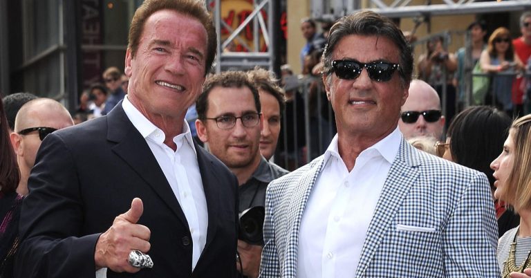 Schwarzenegger and Stallone look back on their legendary rivalry