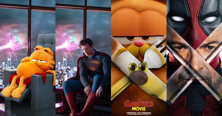 Garfield parodies current cinema releases for his new film Hero in Spite of Himself