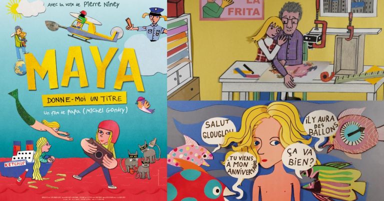 Maya, give me a title, the adorable project by Michel Gondry and his daughter, with Pierre Niney as a bonus
